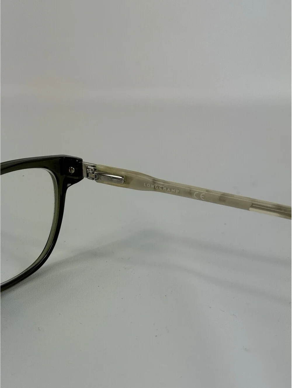 Longchamp Eyeglasses FRAMES ONLY LO2616 Green / Ivory Marble 305 53-16-135